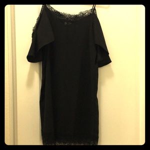 Cold shoulder lace slip dress size 8